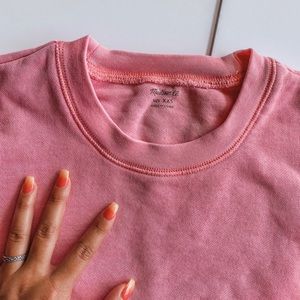 pink madewell sweatshirt